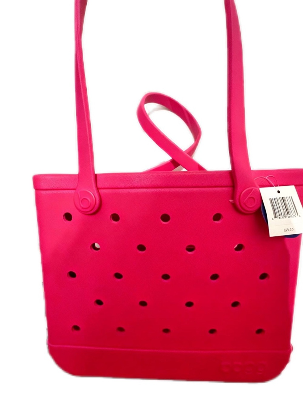 Bogg Bag Original Large Tote – Pink | Waterproof Beach Pool Bag